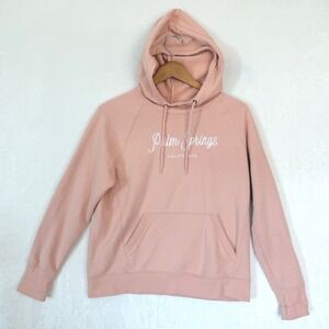 Champion Palm Springs California Hoodie Pink‎ Women's Size L
